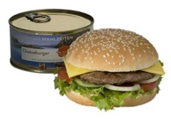 Cheeseburger in a Can - weird canned foods